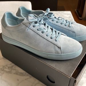 Clae steel washed suede mens sneakers